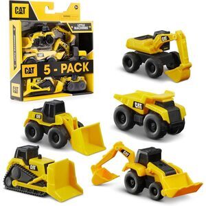 5 Pack Cat Construction Little Machines Great Cake Toppers